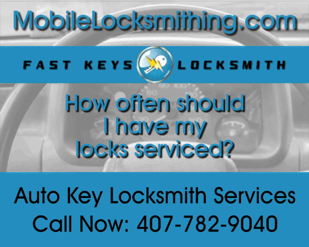 How often should I have my locks serviced?